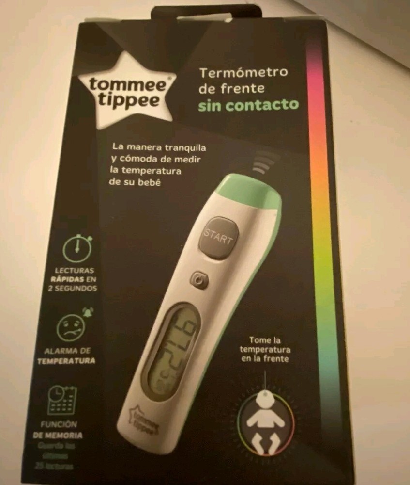 Tomee Tippee No Touch Forehead Thermometer THD2FE LCD Display 2 Second Reading