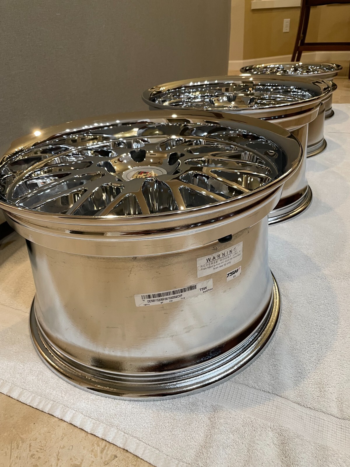 (Set of 4pc) 18" Wheels/Rims Porsche 911 996 or 997 (2002-2012) Chrome Rims