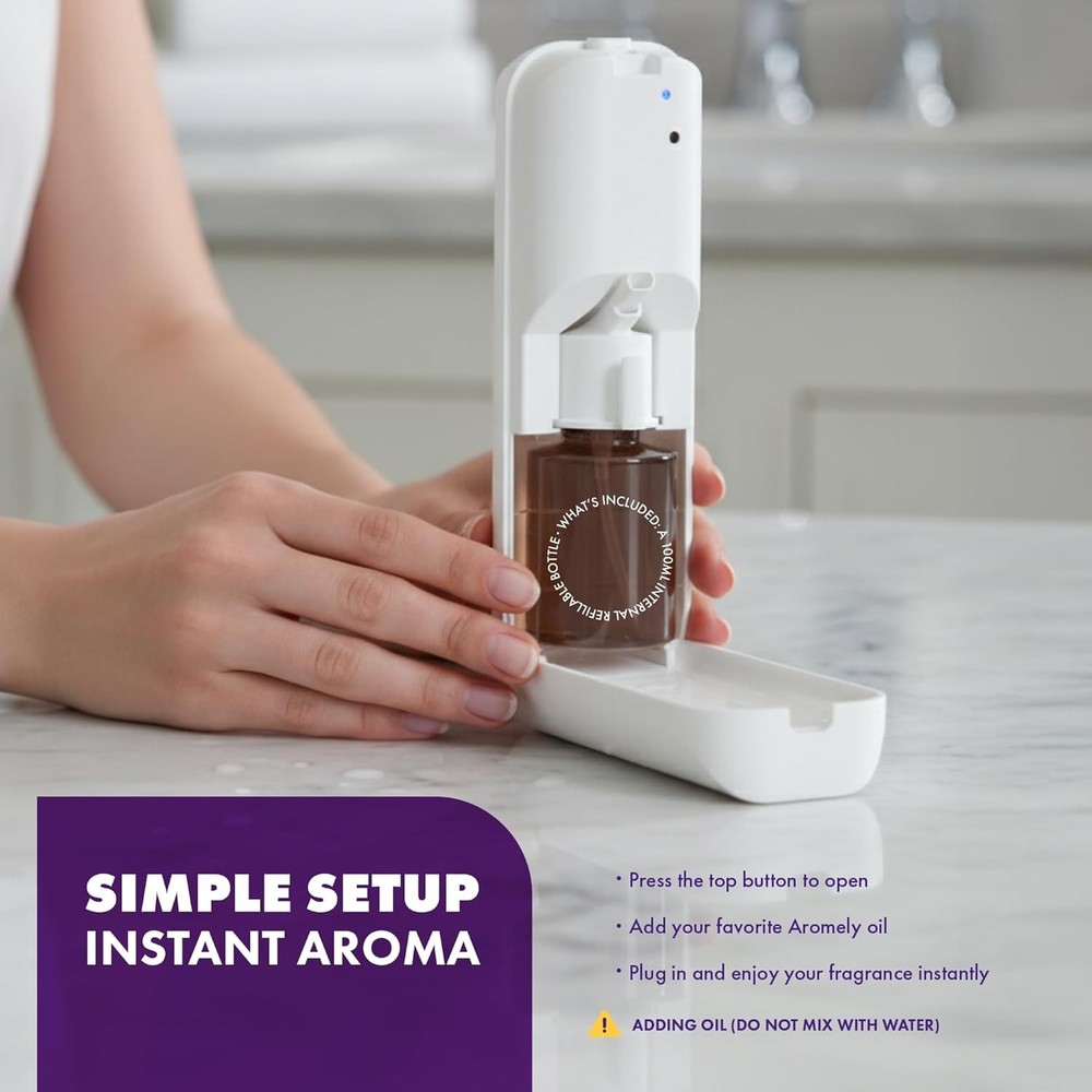 Aromely ARO Bliss Smart Bluetooth Waterless Nebulizing Scent Diffuser - 500sqft