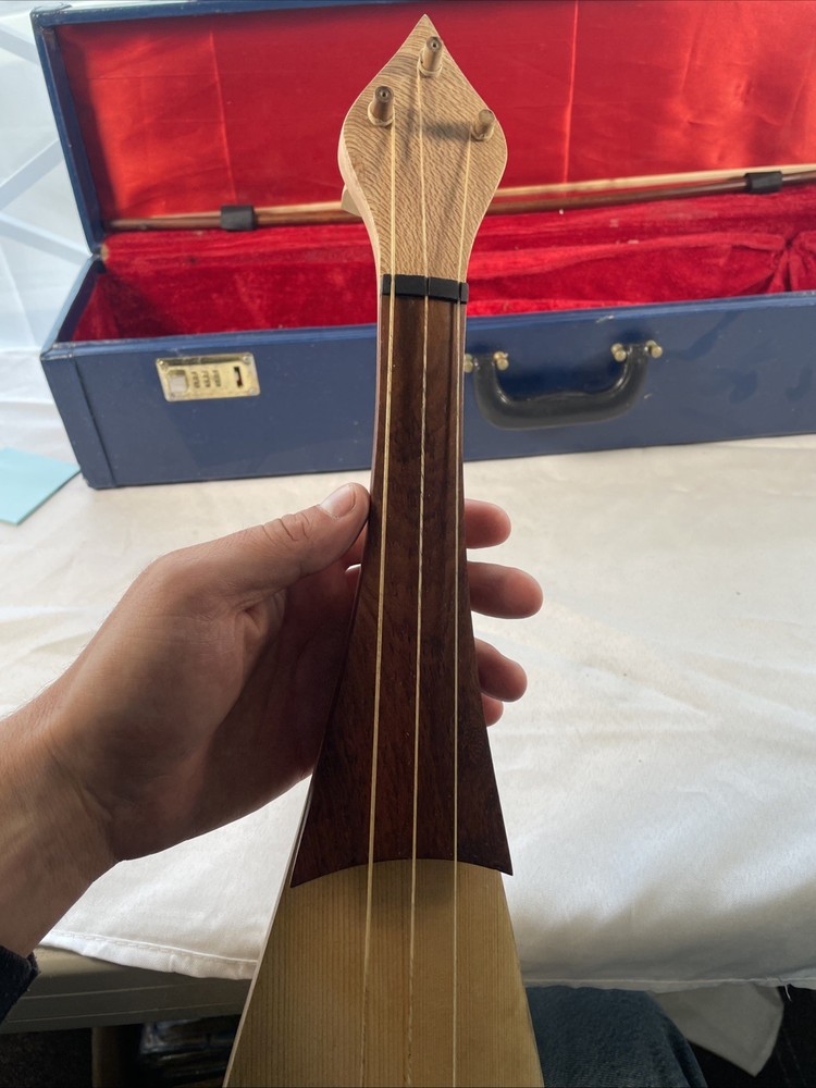 ROOSEBECK 3-STRING REBEC w/ BOW & HARD CASE