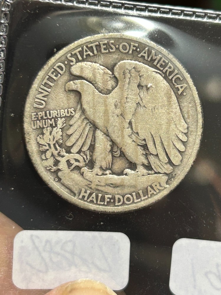 1918 D WALKLING LIBERTY HALF DOLLAR