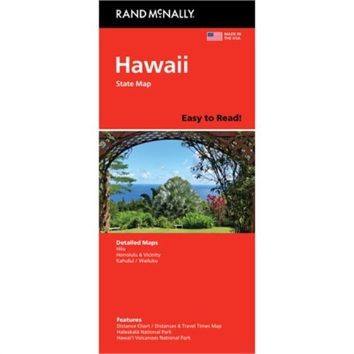 Rand McNally Easy to Read: Hawaii State Map (Sheet Map, Folded)