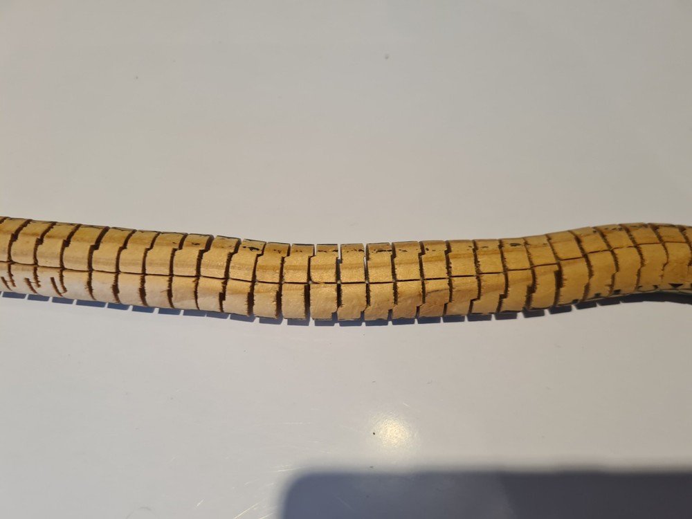 wooden snake toy