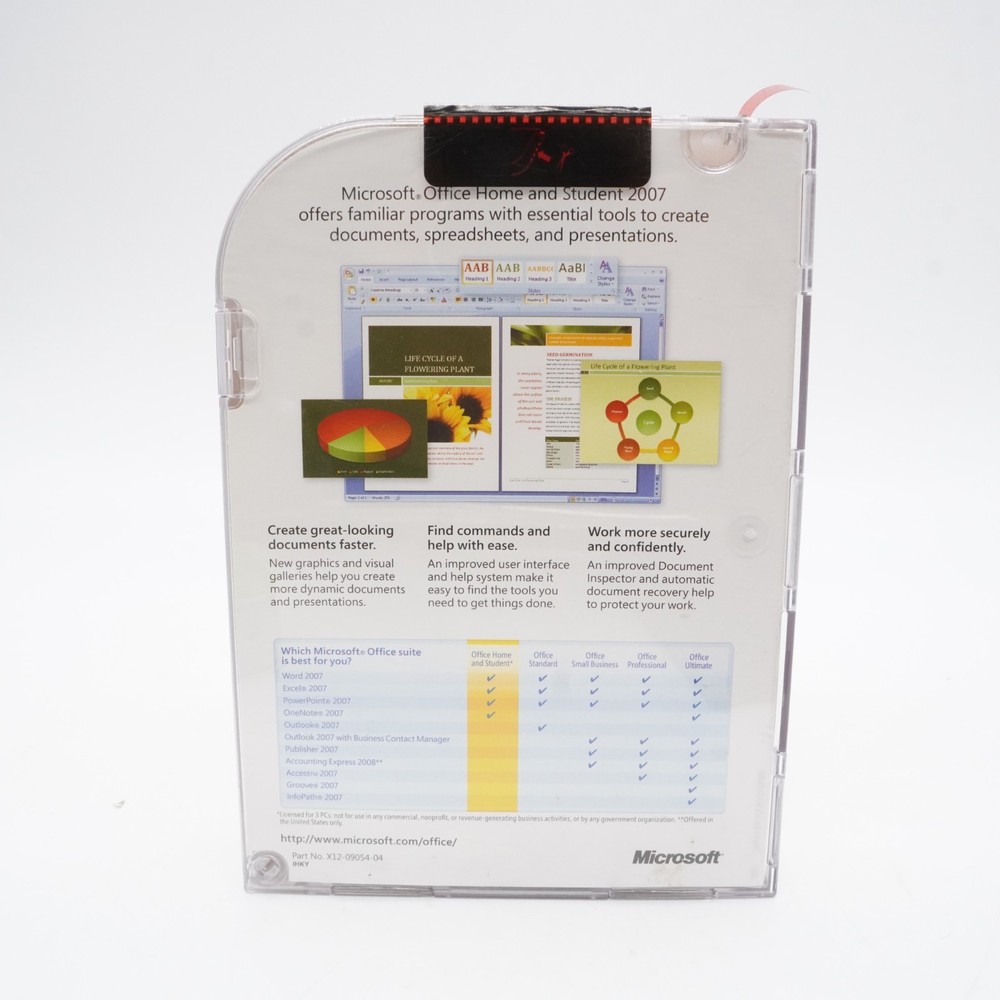 Microsoft Office Home and Student 2007 With Key