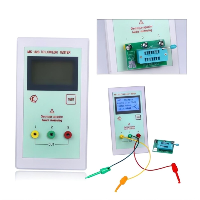 Transistors Tester, Inductance Capacitance Resistance Electronic Meter Digital