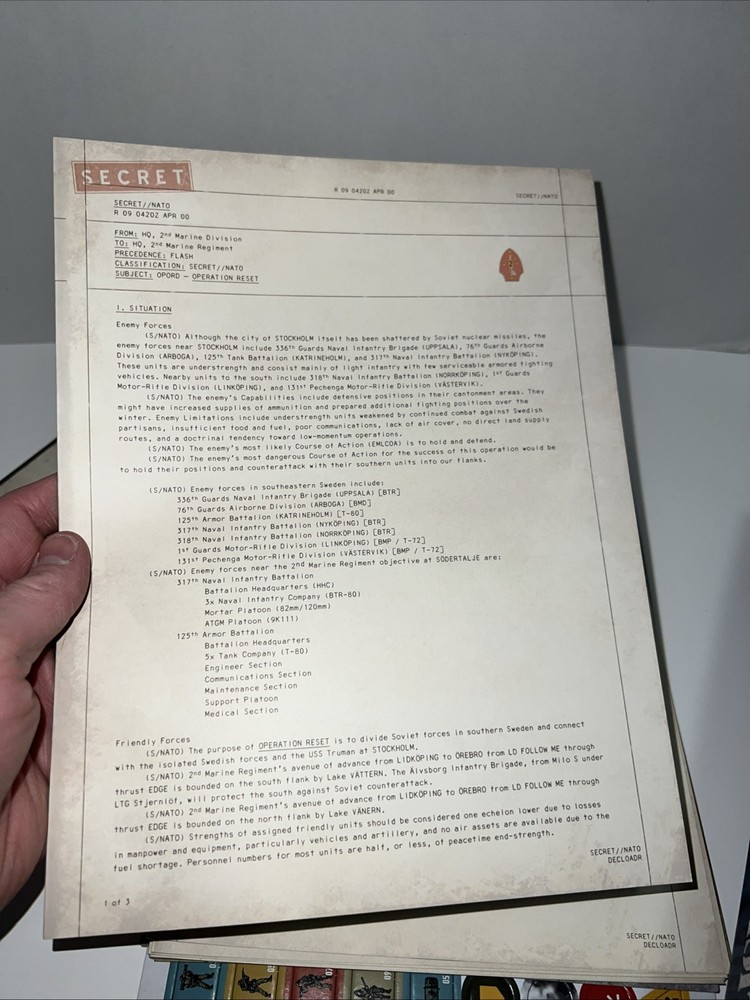 Twilight 2000 RPG: Core Box Set Open Box Still New Inside