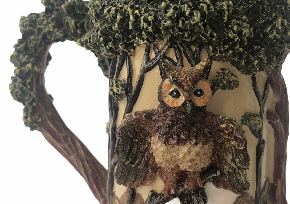 Nini Mini Wise Owl Beer Stein Trinket Holder Barware Decor