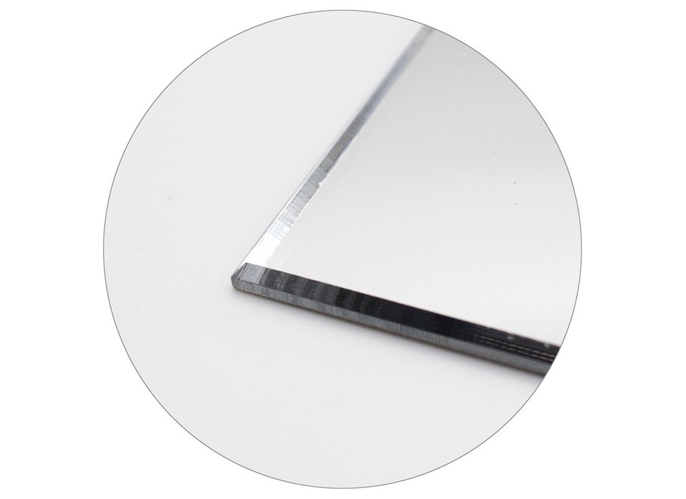 FHC AMP105 Clear Single Blank Acrylic Mirror Plate