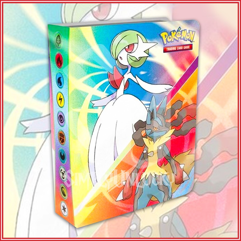 Pokémon TCG: Mega Evolution MINI BINDER Gardevoir Lucario (60 Cards)🔥