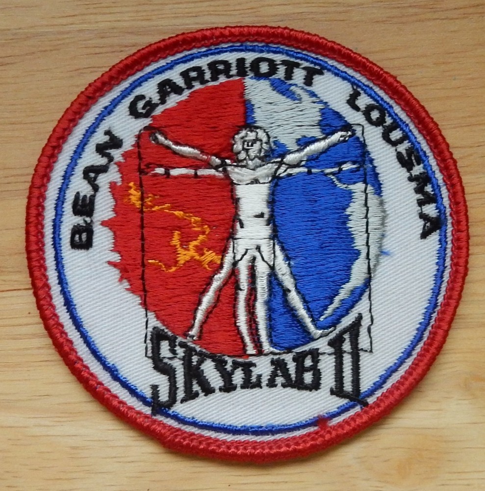NASA Skylab 2, Bean, Garriott & Lousma Iron-On Patch (1973)