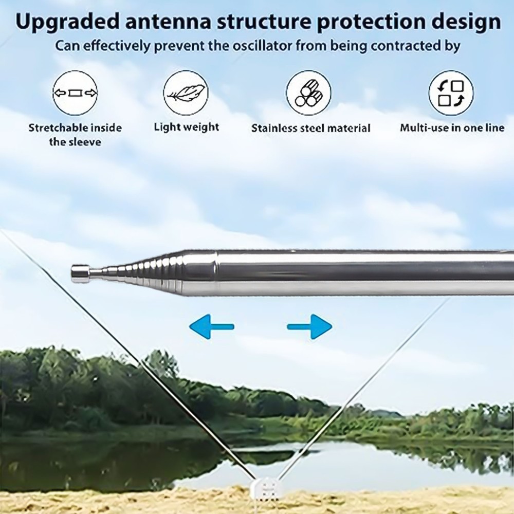 For Ham Radio Shortwave Antenna with Expandable Telescopic Antenna