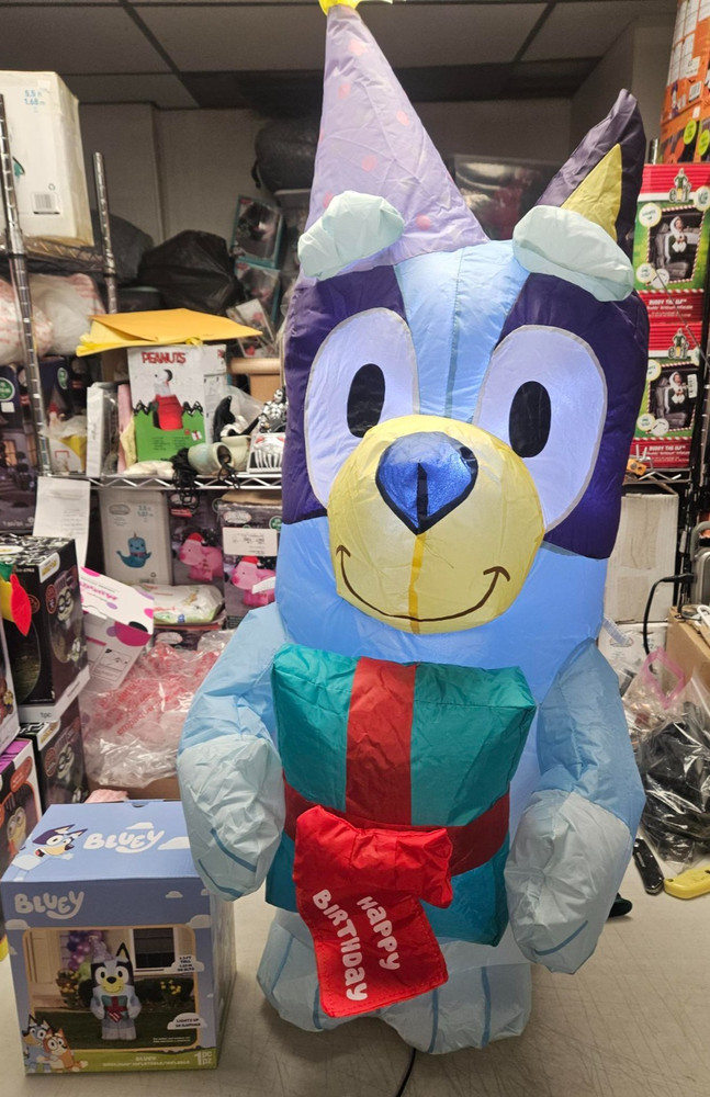 Gemmy 3.5ft Tall Bluey Birthday Inflatable