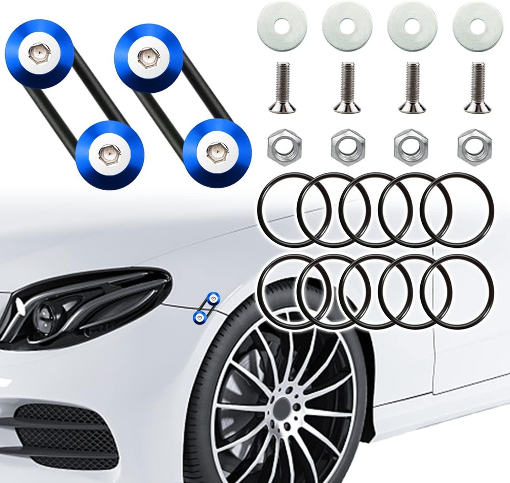 12PCS Universal Quick Release Bumper Clips Fasteners for Auto Bumpers