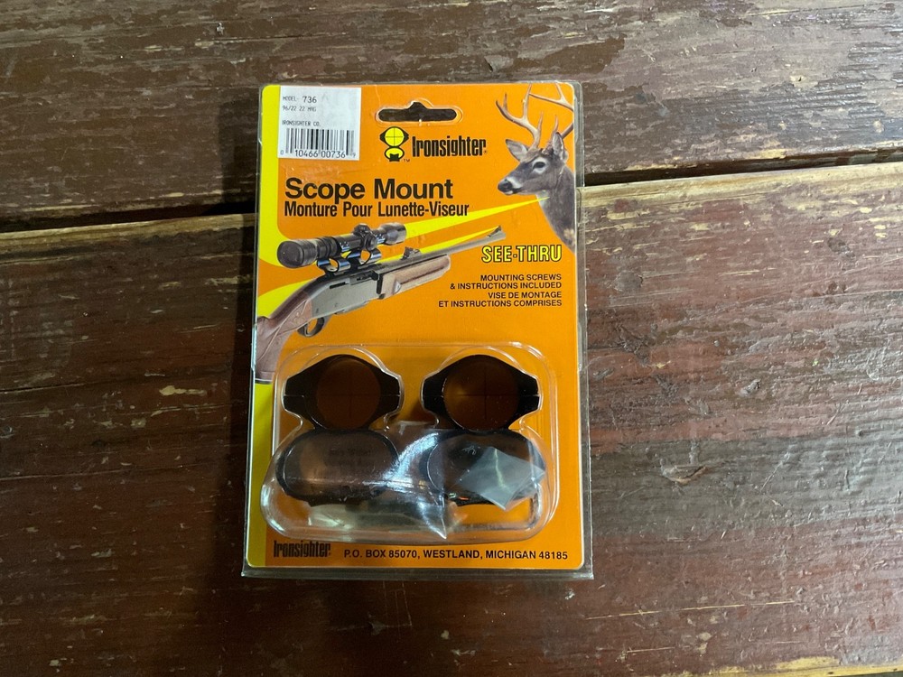 Holden Ironsight Model 736.  See Thru Scope Mount