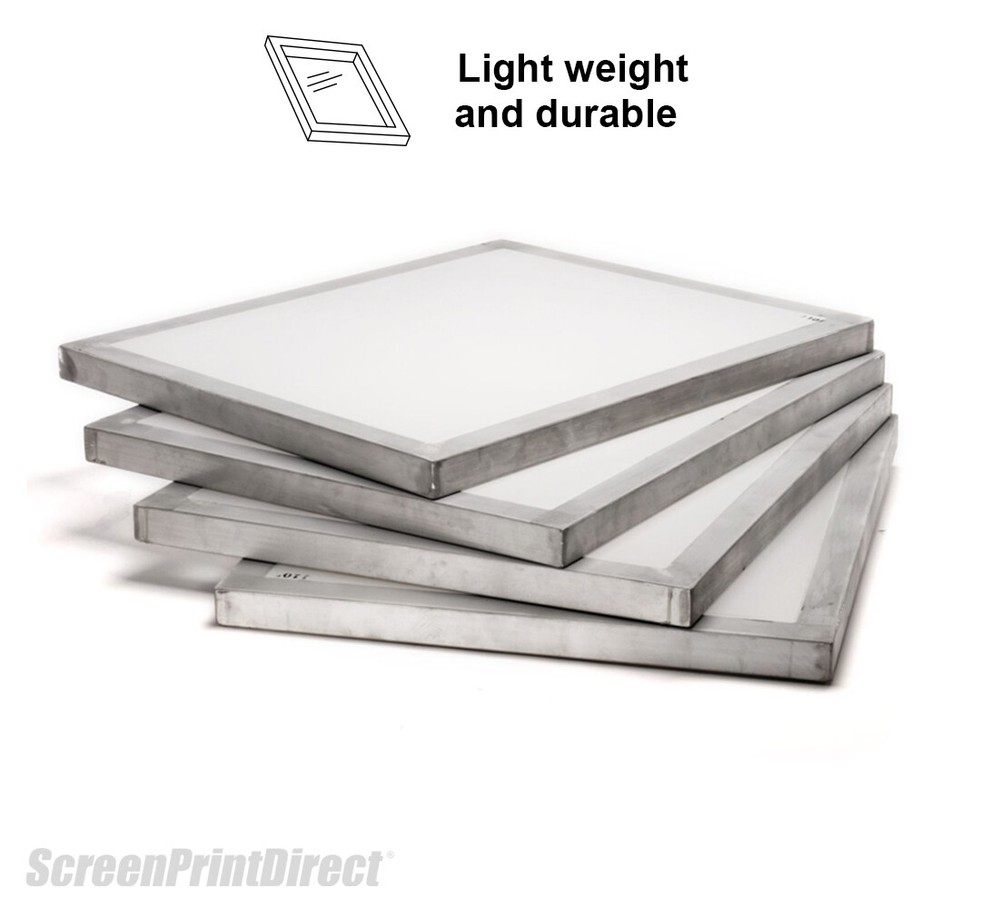 Ecotex® Aluminum Frame Screen For Screen Printing 20" x 24" - 40 White Mesh