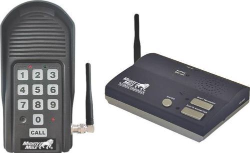 NEW! MIGHTY MULE MM136 AUTOMATIC GATE OPENER WIRELESS INTERCOM KEYPAD KIT SALE