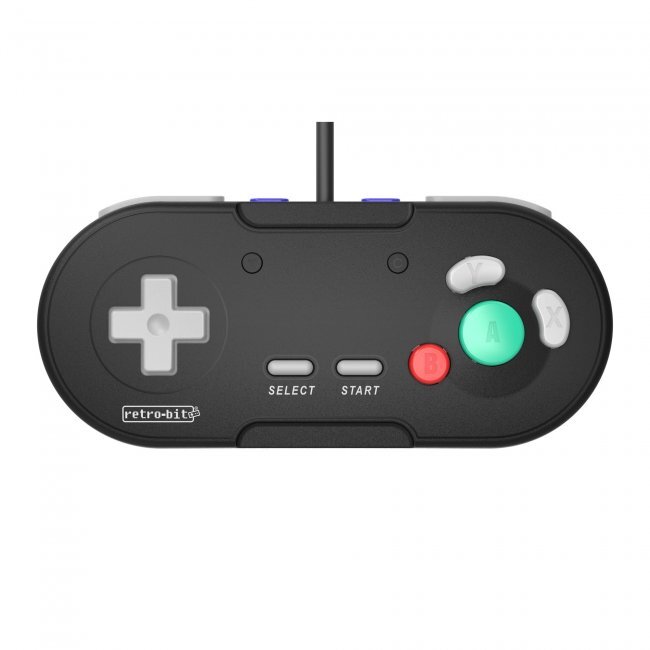 Retro-Bit LegacyGC Wired Controller for Gamecube & Wii - Black