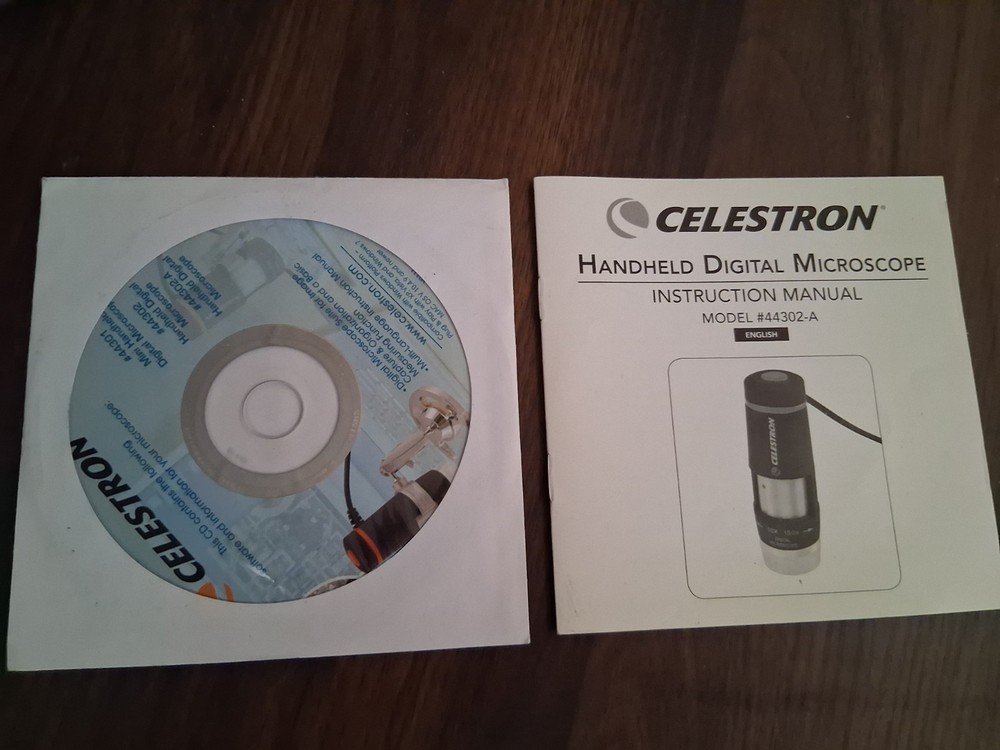 CELESTRON Handheld Digital Microscope Model No.44302-A Driver Disc Only