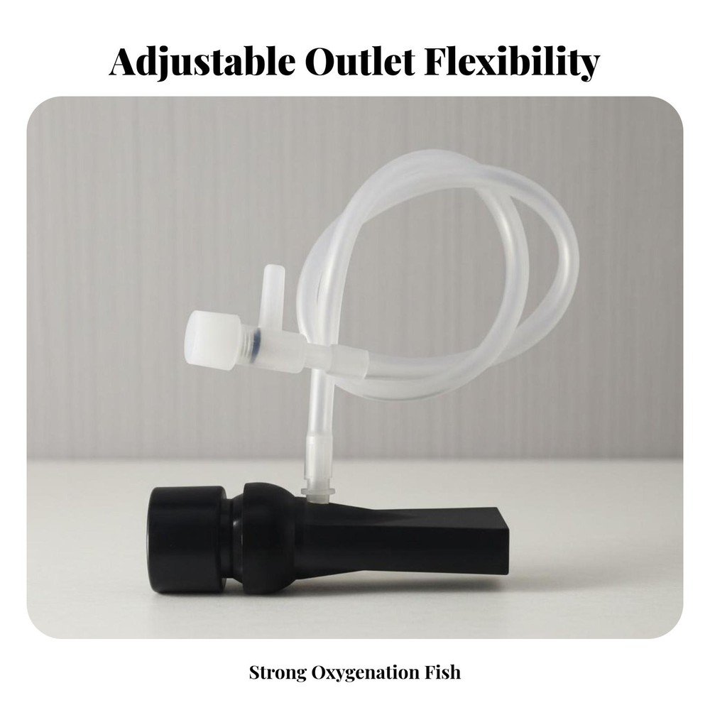Aerating Duckbill Nozzle Oxygenating Aquarium Duckbill Nozzle Creates Bubbles