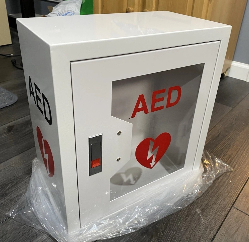 Wall Mount AED Defibrillator Cabinet (Steel)