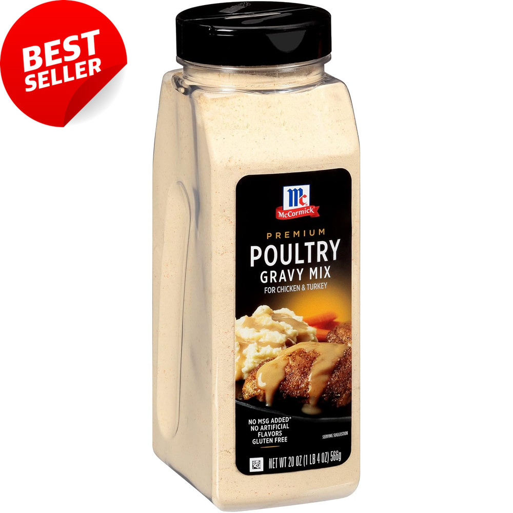Premium Poultry Gravy Mix, 20 Oz