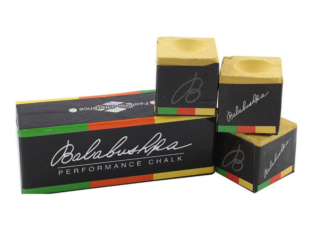 Balabushka Blonde Pool Cue Chalk - Premium Performance - 3 Pack - SHIPS FAST!!!