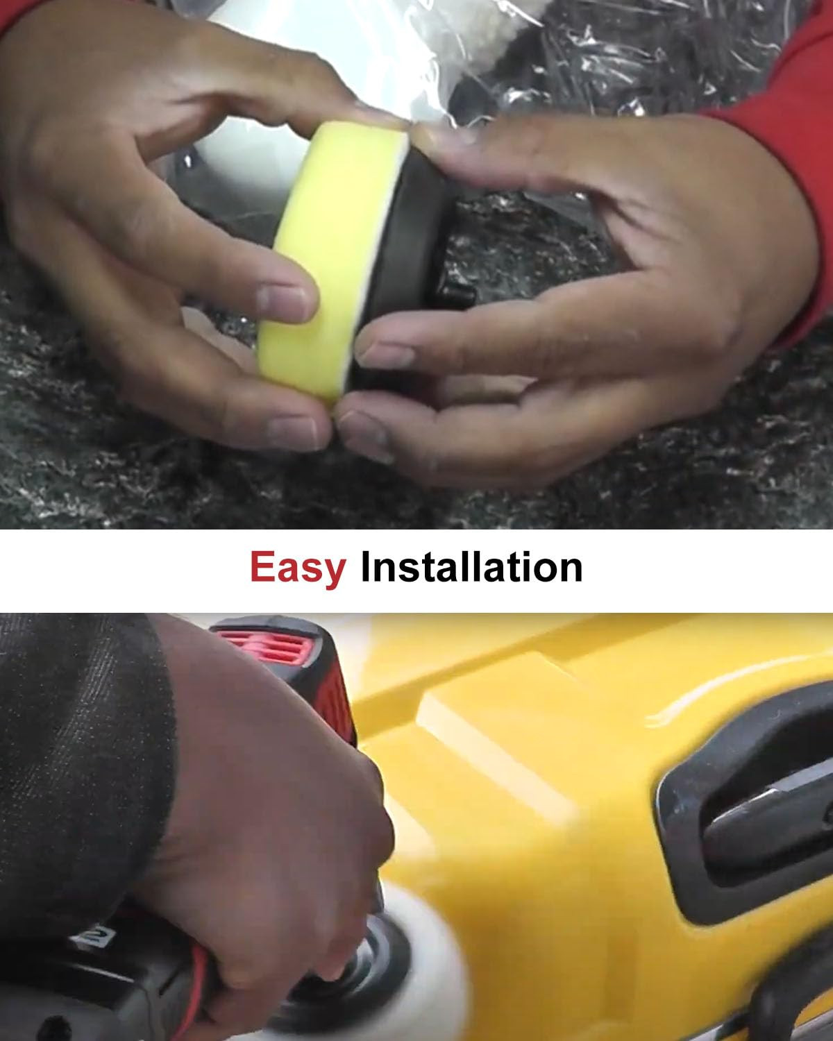 Buffing Polishing Pads Kit Fit for Milwaukee Electric Tools M12 Spot Polisher/Sa