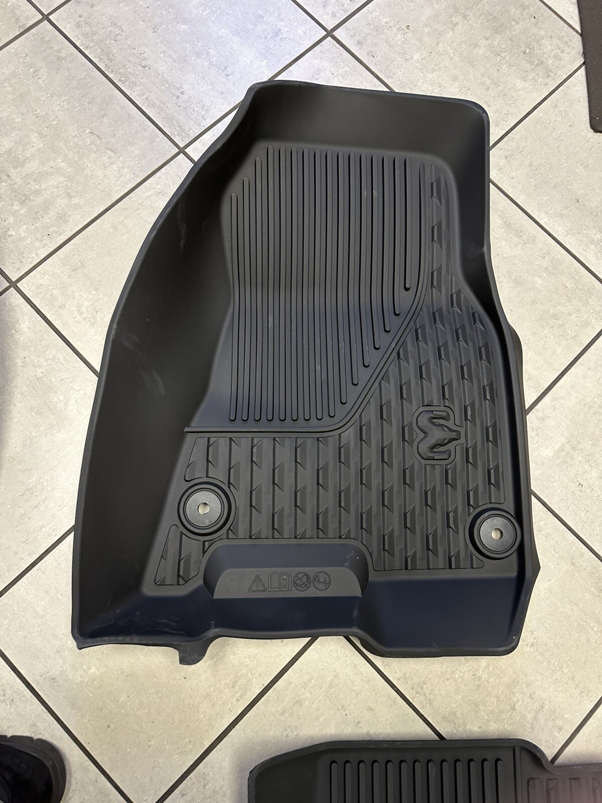 2025 Ram 1500 DT Genuine Mopar All-Weather Floor Mats Crew Cab 82216607AA