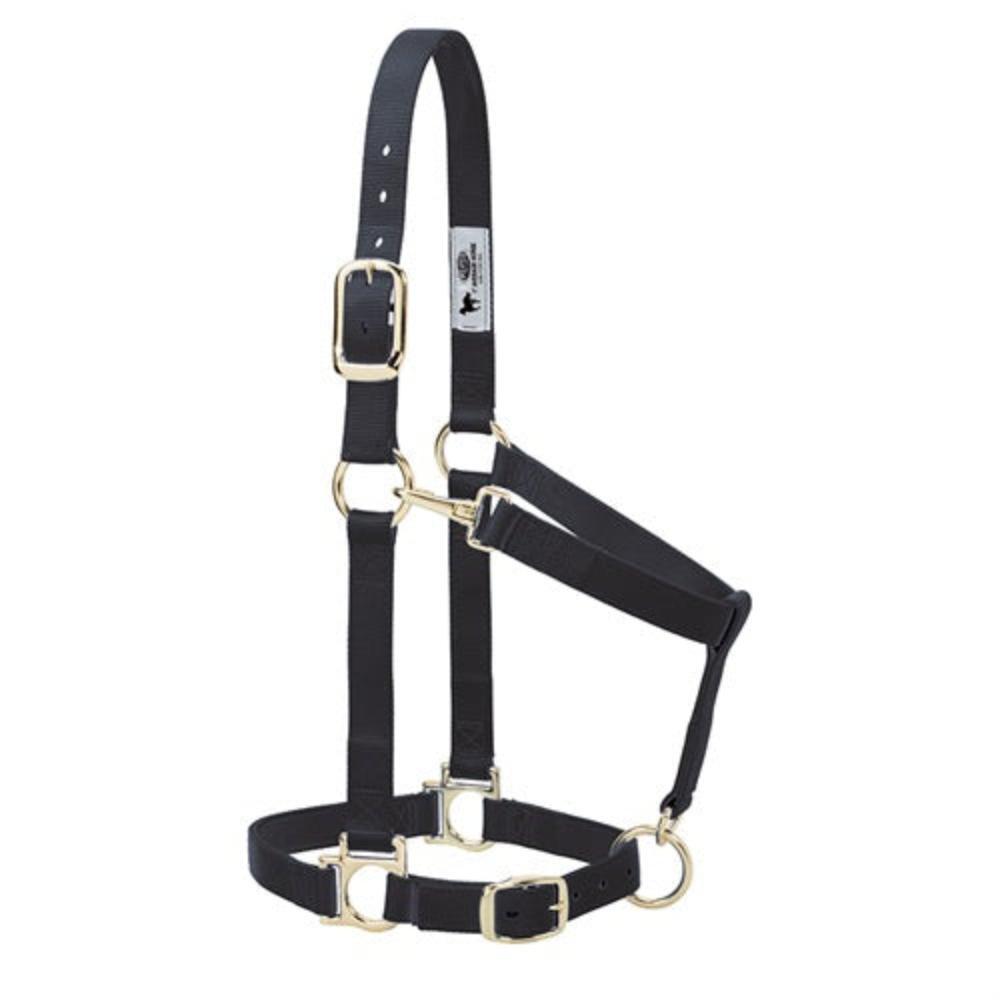 Weaver Leather Basic ADJUSTABLE CHIN AND THROAT SNAP HALTER 3 Sizes, 3 Colors!
