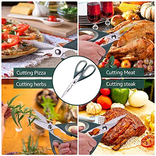 Poultry Shears - Heavy Duty Kitchen Scissors for Cutting Chicken Bone