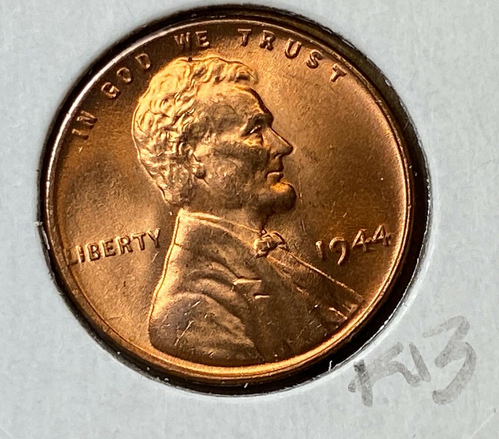 1944 Lincoln 1¢ Red BU  K13