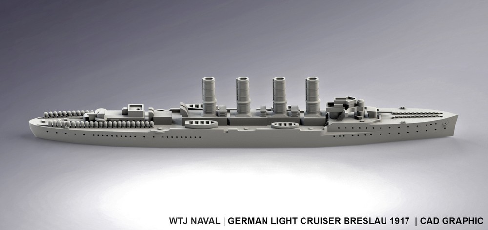 1:1250 SMS Breslau 1917