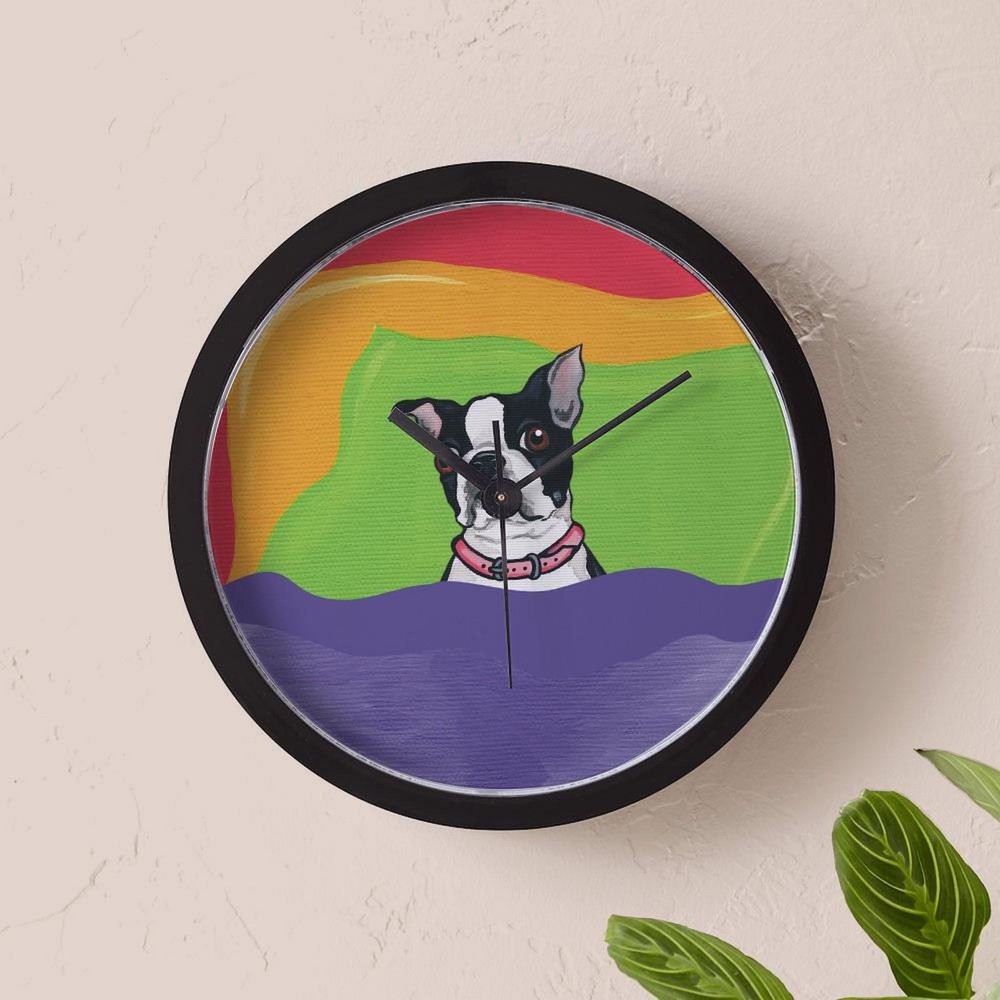 CafePress Boston Bedtime 10" Wall Clock (287717166)