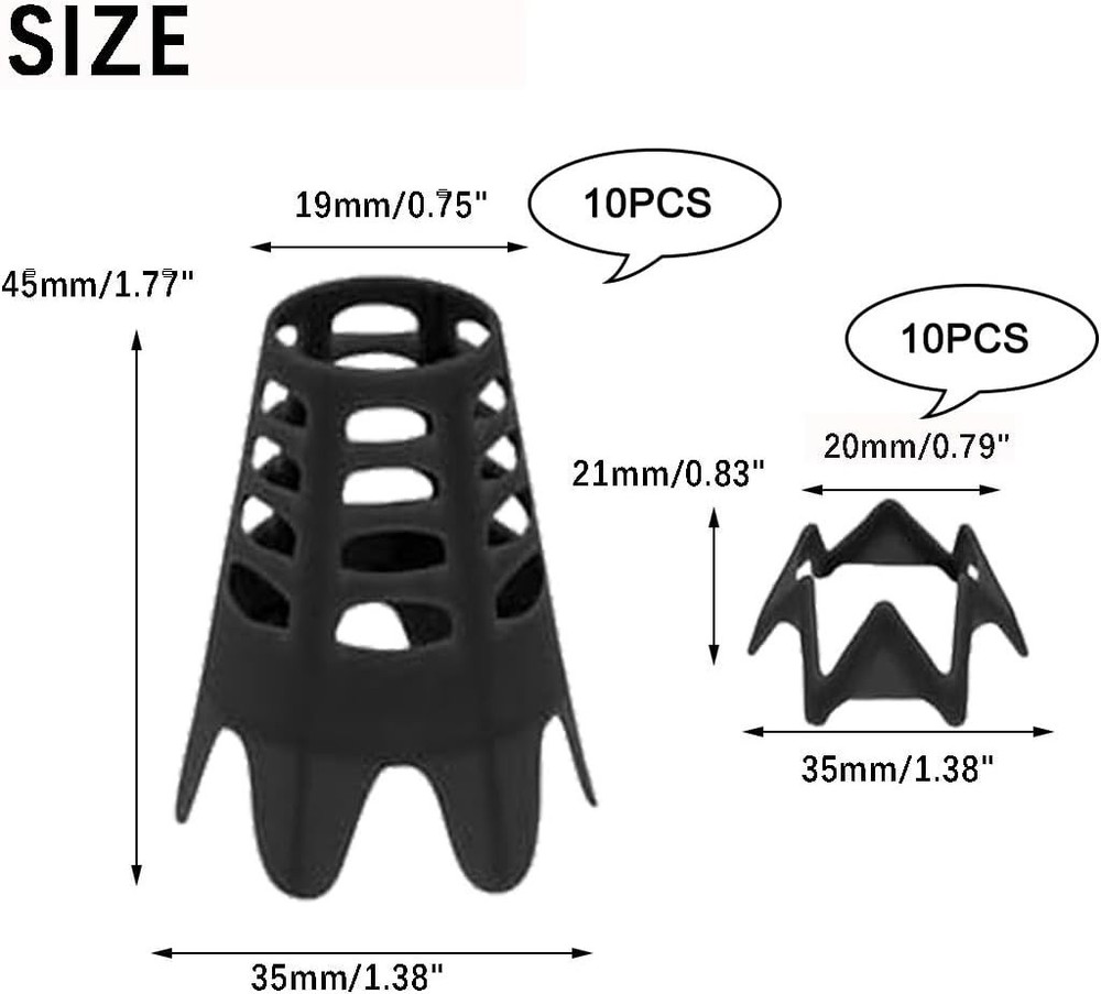 Adjustable Height Plastic Golf Tees - Perfect for Driving Range and Home Use