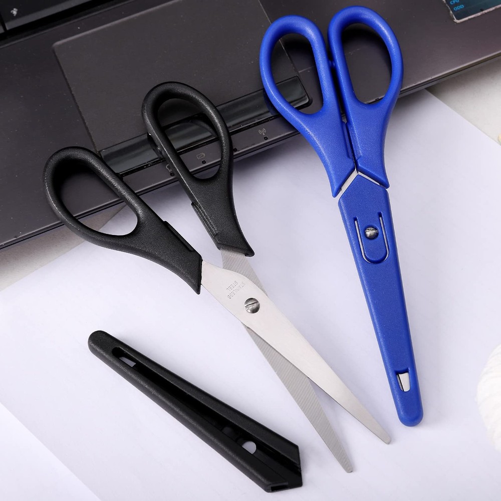 6.5in Multipurpose Scissors, Stainless Steel Sharp Shears for Office Home Stu...