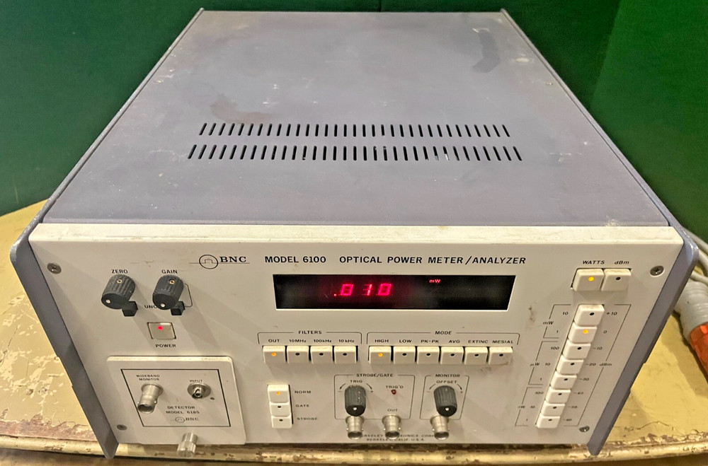 BNC Berkeley Nucleonics 6100 Optical Power Meter/Analyzer