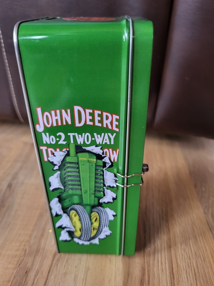 Tin John Deere Locker Bank Storage Box