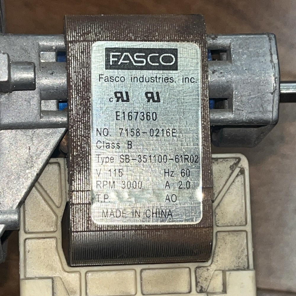 FASCO 7058-0267E 7158-0216E Draft Inducer Blower Motor Assembly