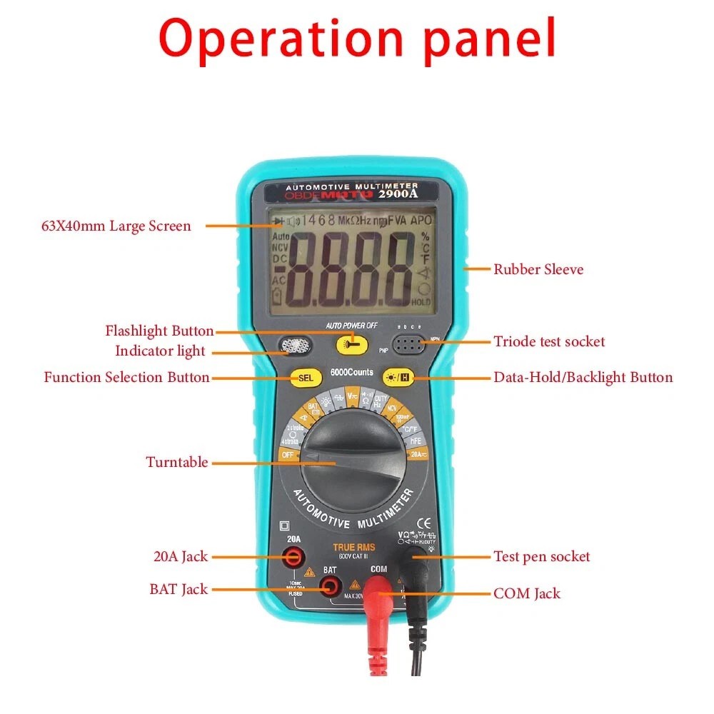 Multimeter Insulation Tester Electrical Test Equipment Tracking