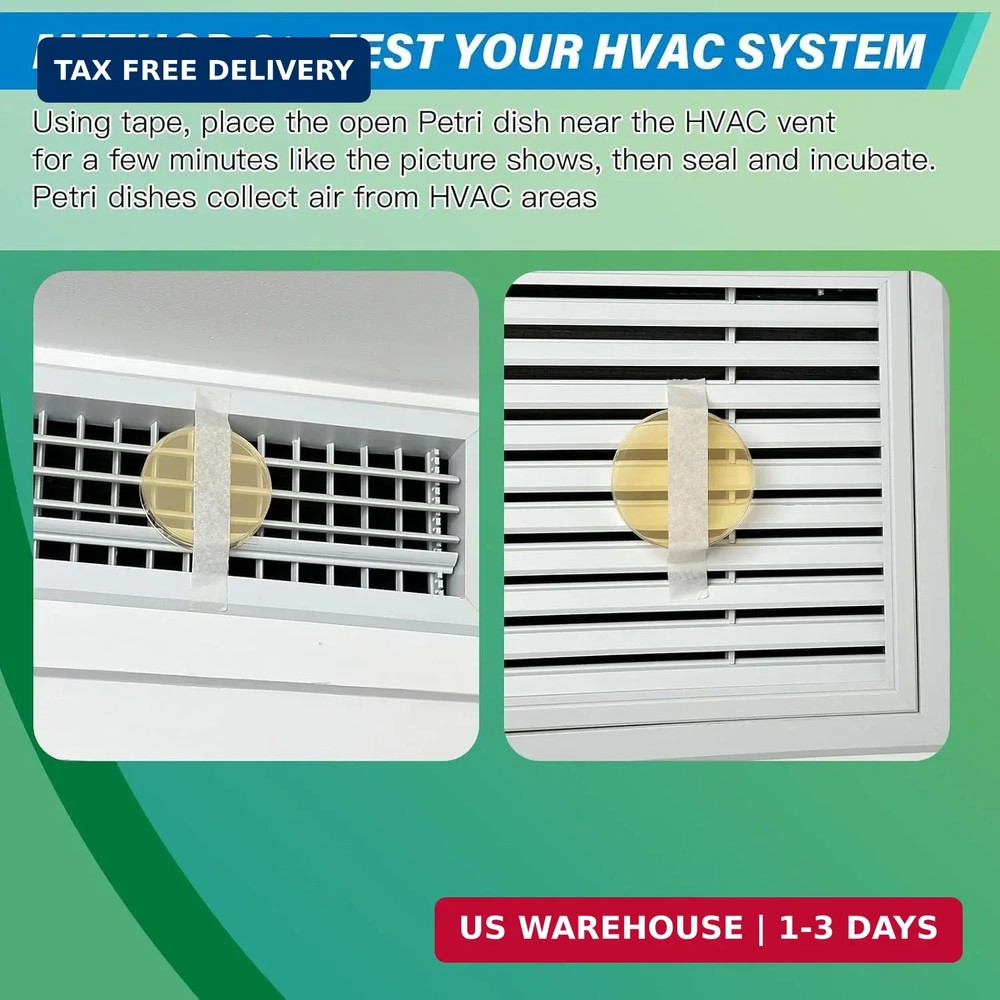 Mold Test Kit for Home - 12 Simple Detection Tests,Test HVAC System,Home Surface