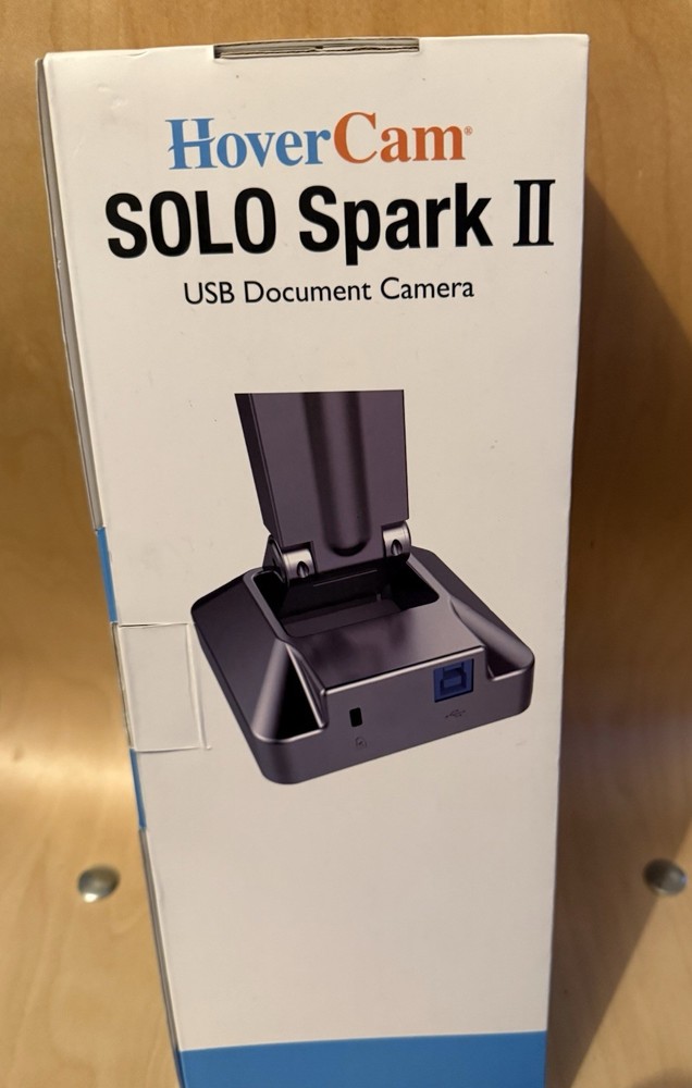 Hovercam Solo Spark USB Document Camera Scanner 8MP Resolution