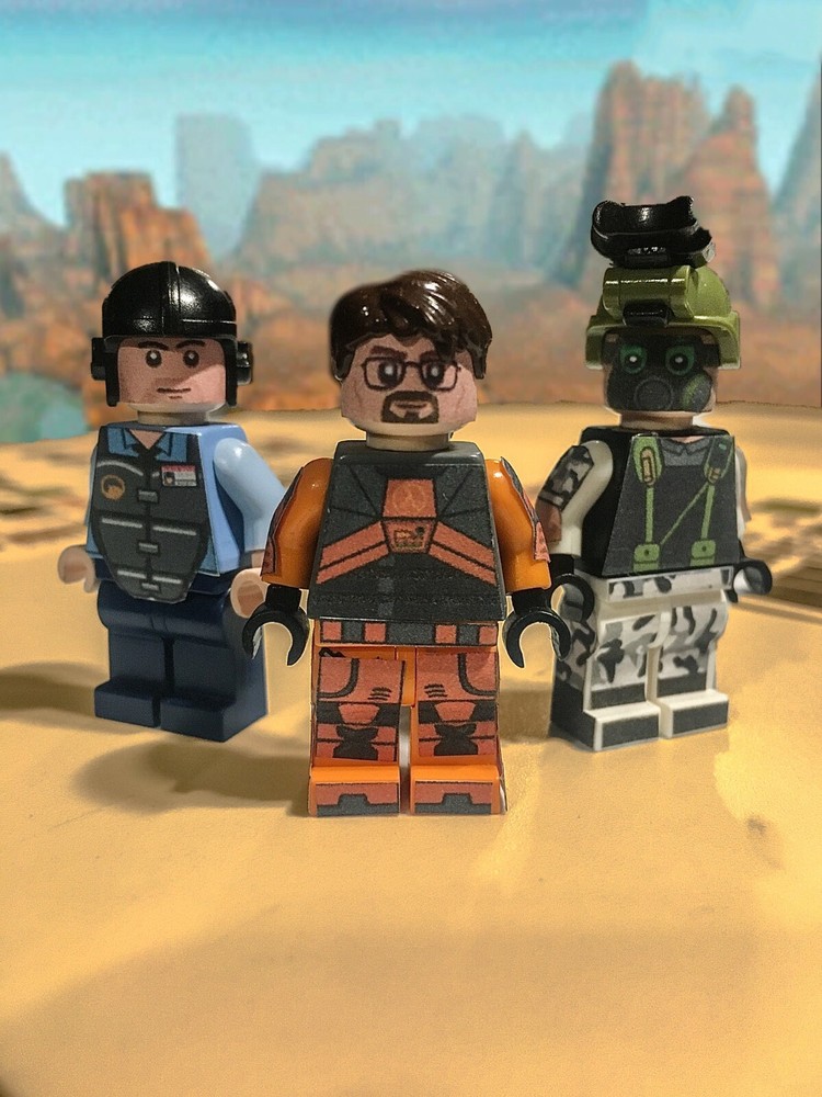 Half Time Minifigure Decal Sheet