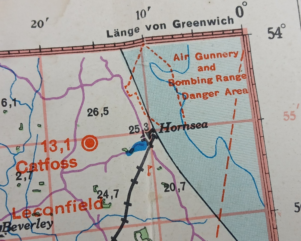WW2 "RESTRICTED" GERMAN LUFTWAFFE MAP (LIVERPOOL, MANCHESTER, BIRMINGHAM etc)