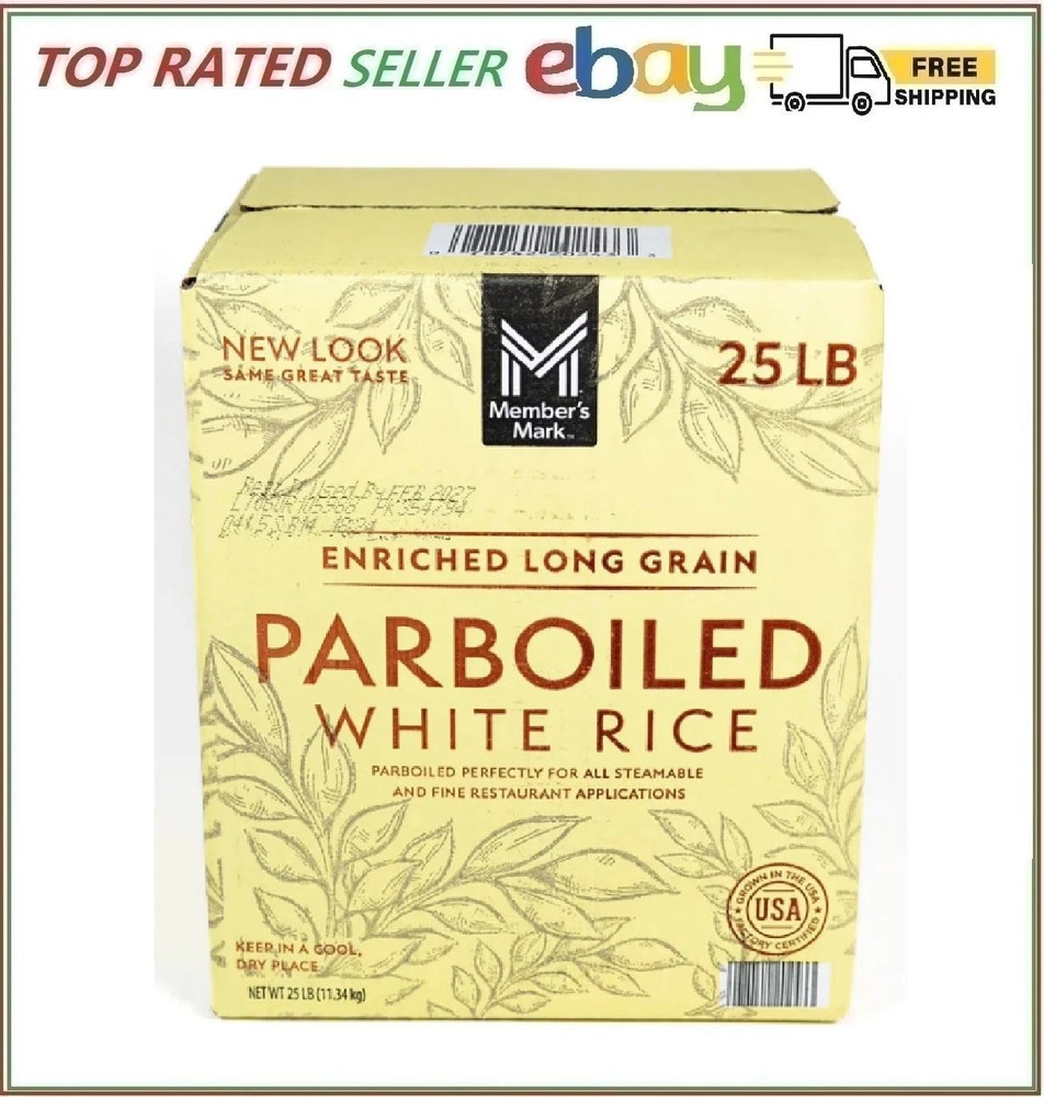 Member's Mark Parboiled White Rice, 25 lbs.