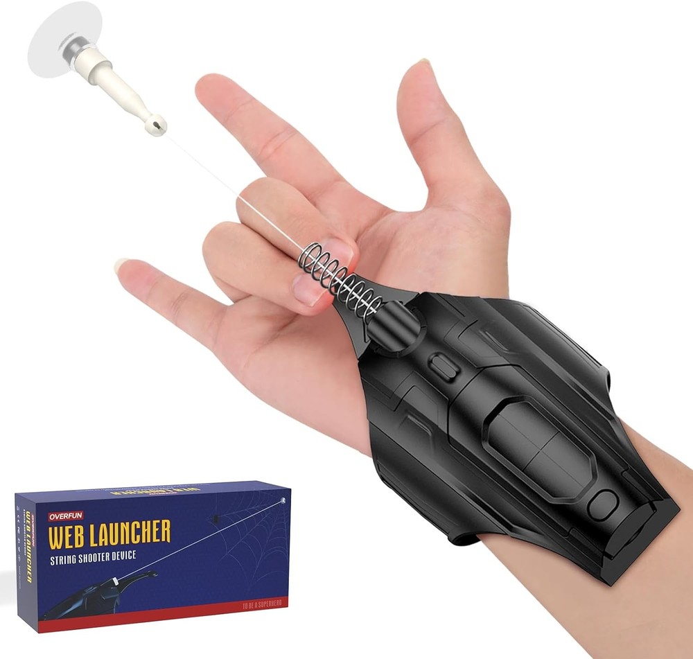 Web Launcher String Shooters Toy Upgrade 2.0, Cool Gadgets Spider Real Silk