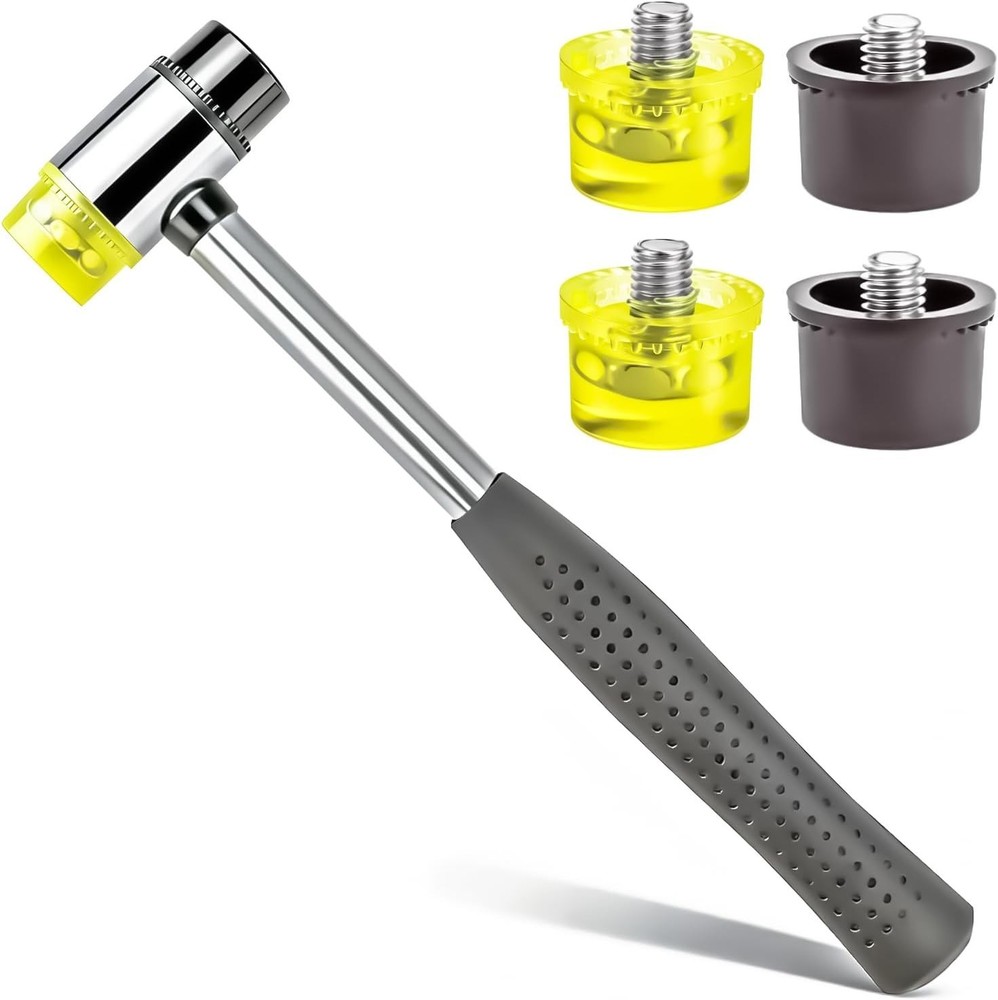 Durable Two-Sided Rubber and Plastic Mallet – Perfect for Fine Crafting Projects