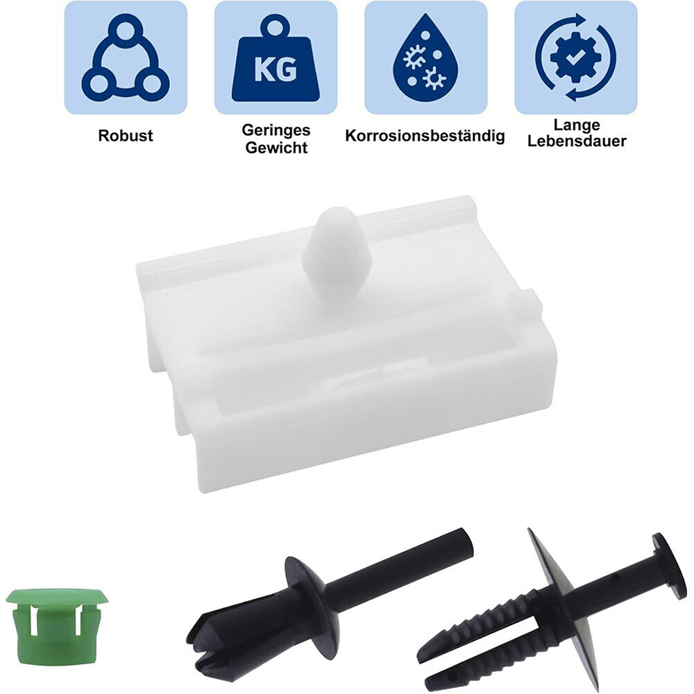 80Pcs Side Skirt Moulding Grommet Clips Retainer Rivet For BMW E36 E46 E90 3 Ser
