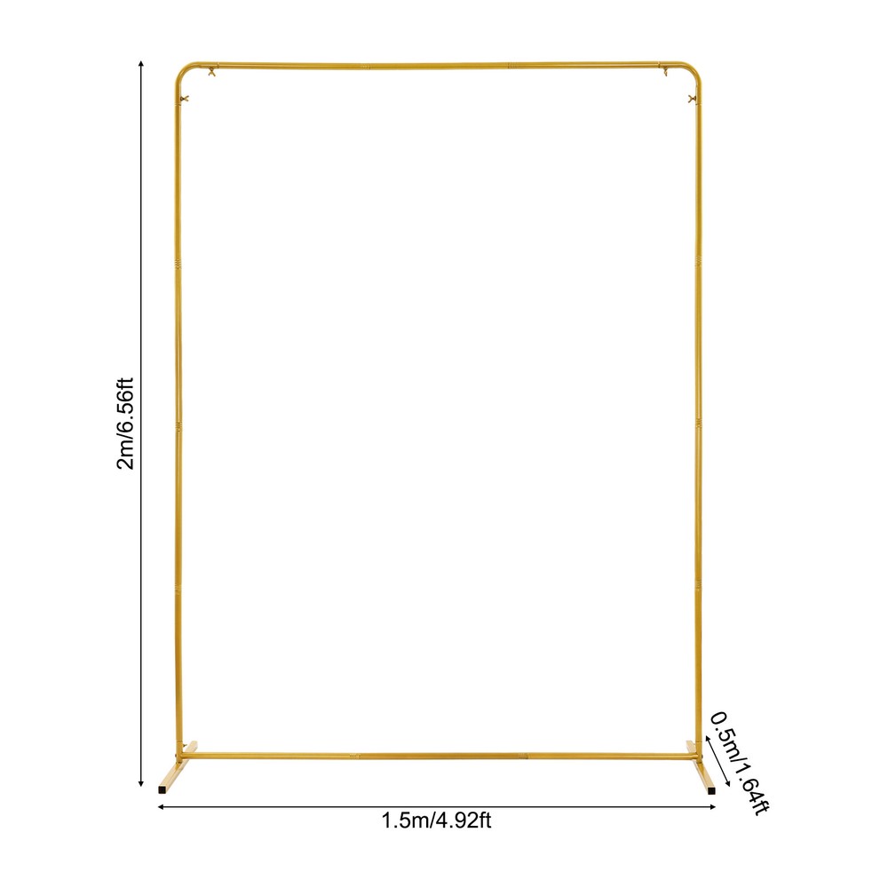 1.5*2 m Wedding Backdrop Stand Rectangle Frame for Ceremony Decorations