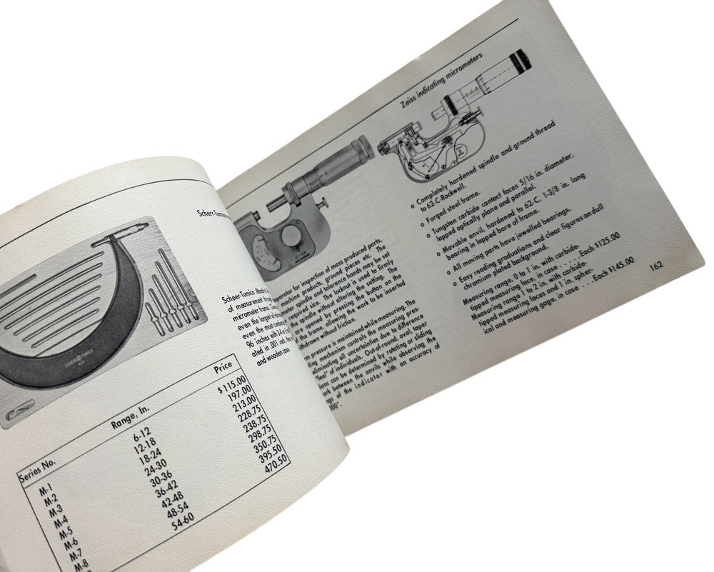 1968 Catalog Precision Tools-Micrometer/Gage/Caliper-Tesa-Mahr-Mitutoyo-RIS, Inc