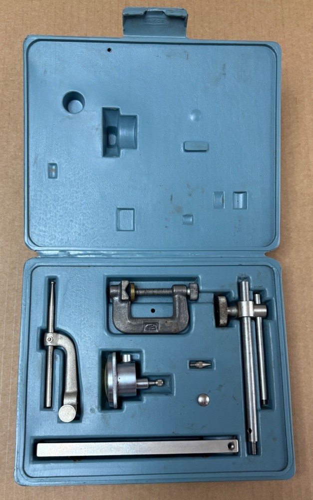 AMES 22A DIAL INDICATOR .001 TEST GAUGE W/ CASE- USED.